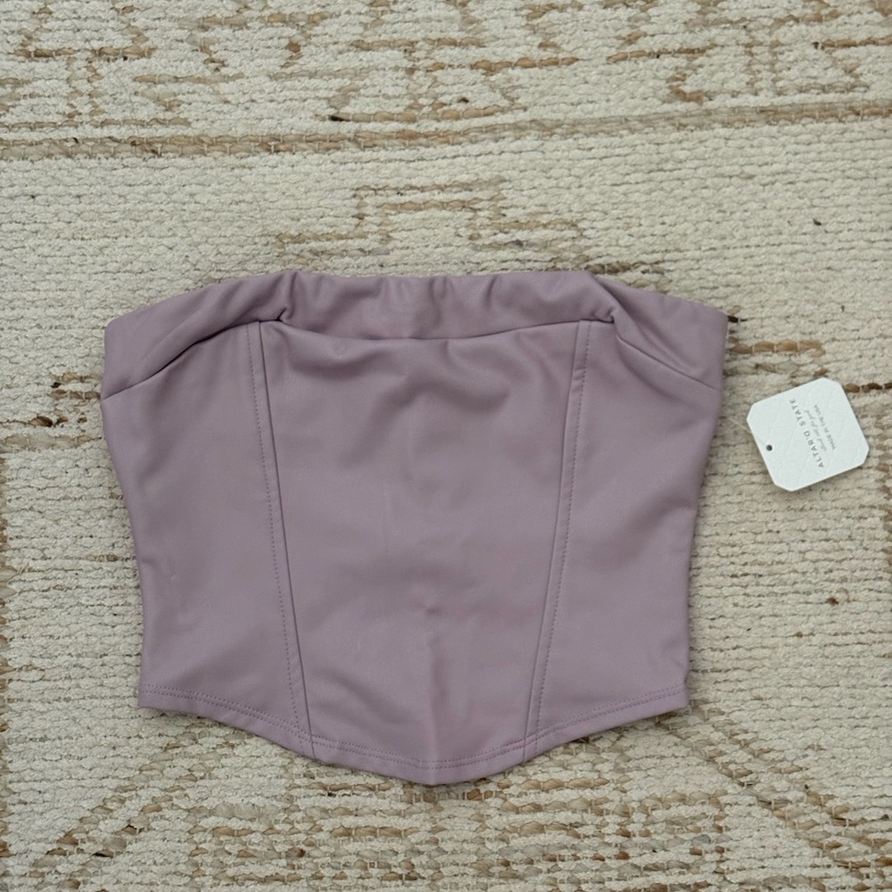 NWT Altar'd State Lavender Corset Top
